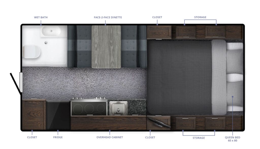 2026 NORTHERN LITE 8-11 EX WET BATH LE — Floor plan