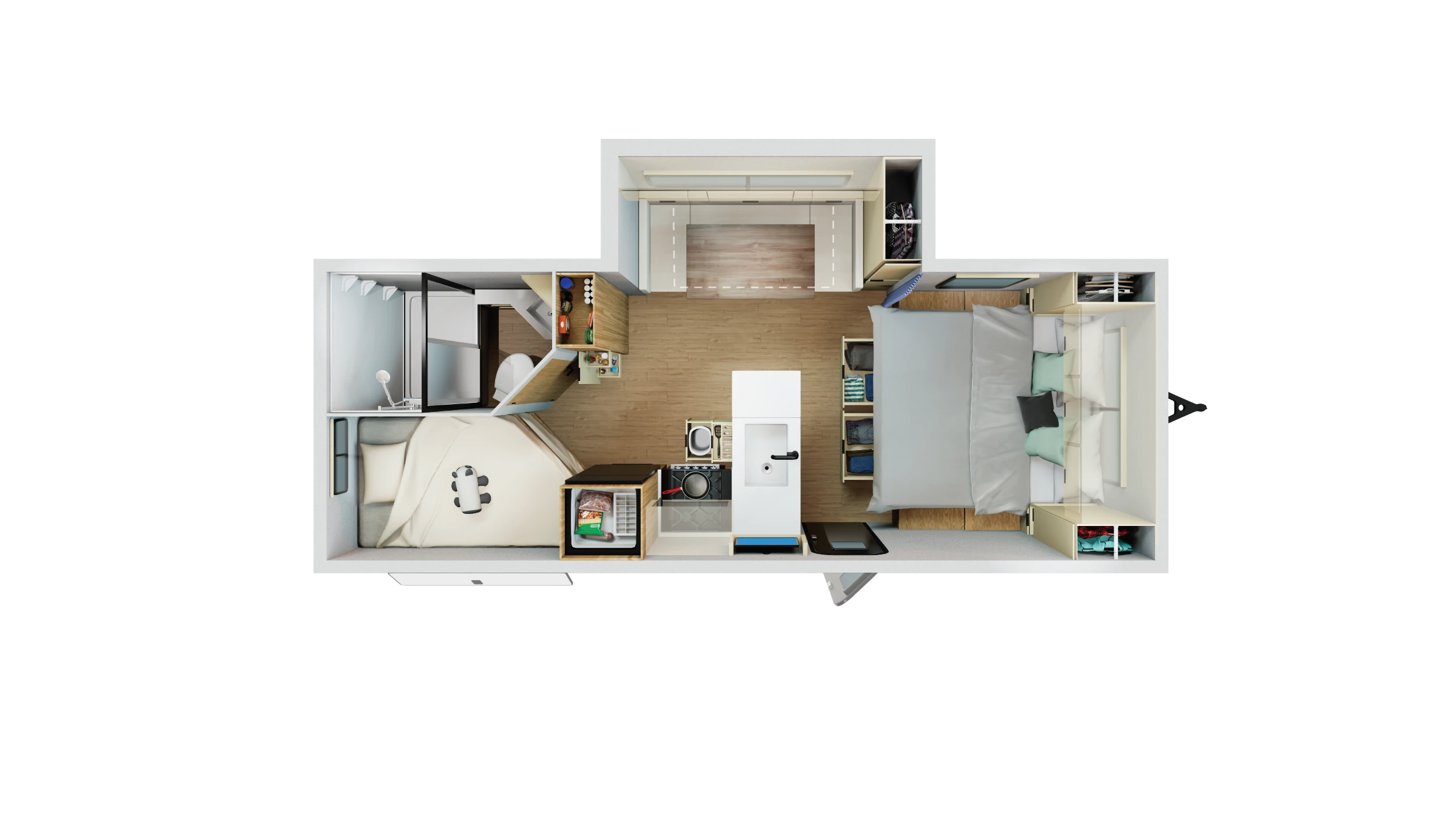 2026 WINNEBAGO THRIVE 22MBH — Floor plan