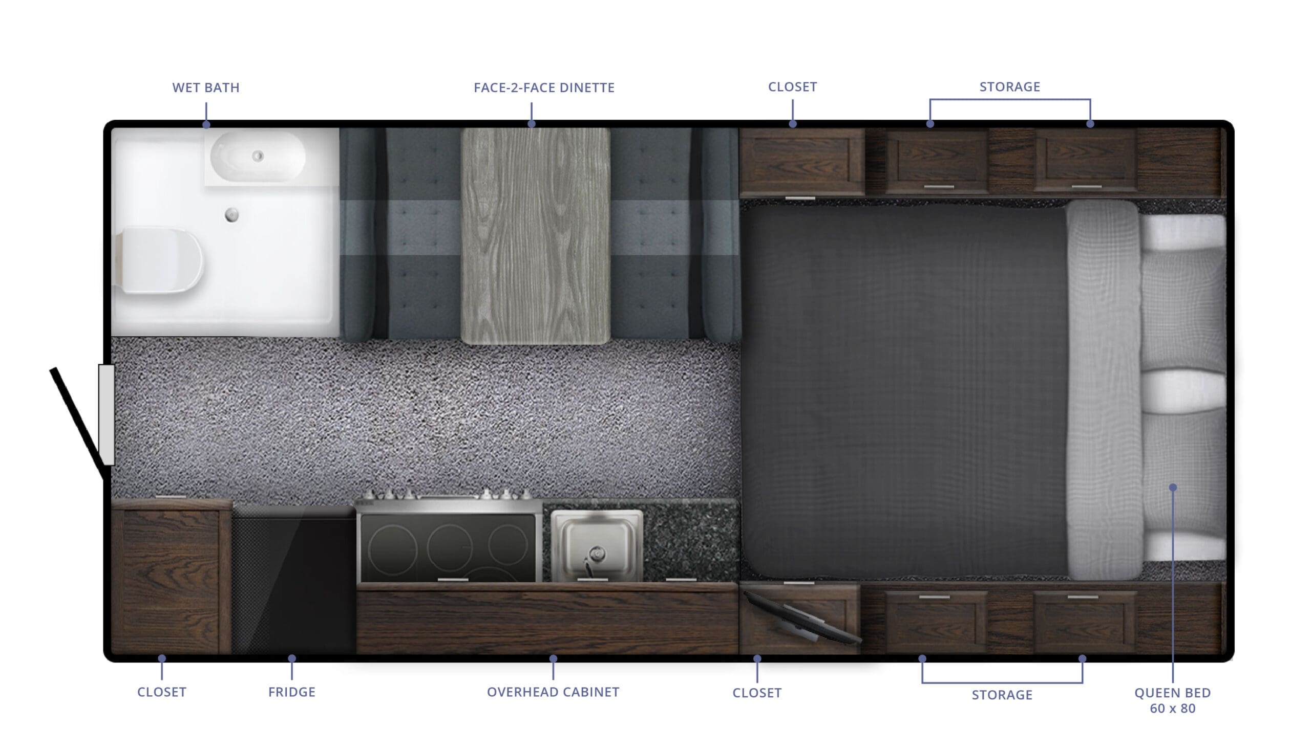 2027 NORTHERN LITE 8-11 EX WB LE — Floor plan