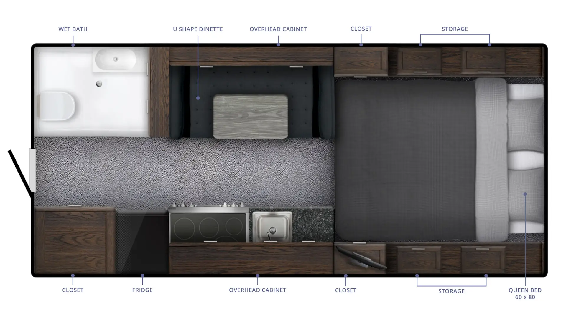 2027 NORTHERN LITE 10-2 EX WB LE — Floor plan