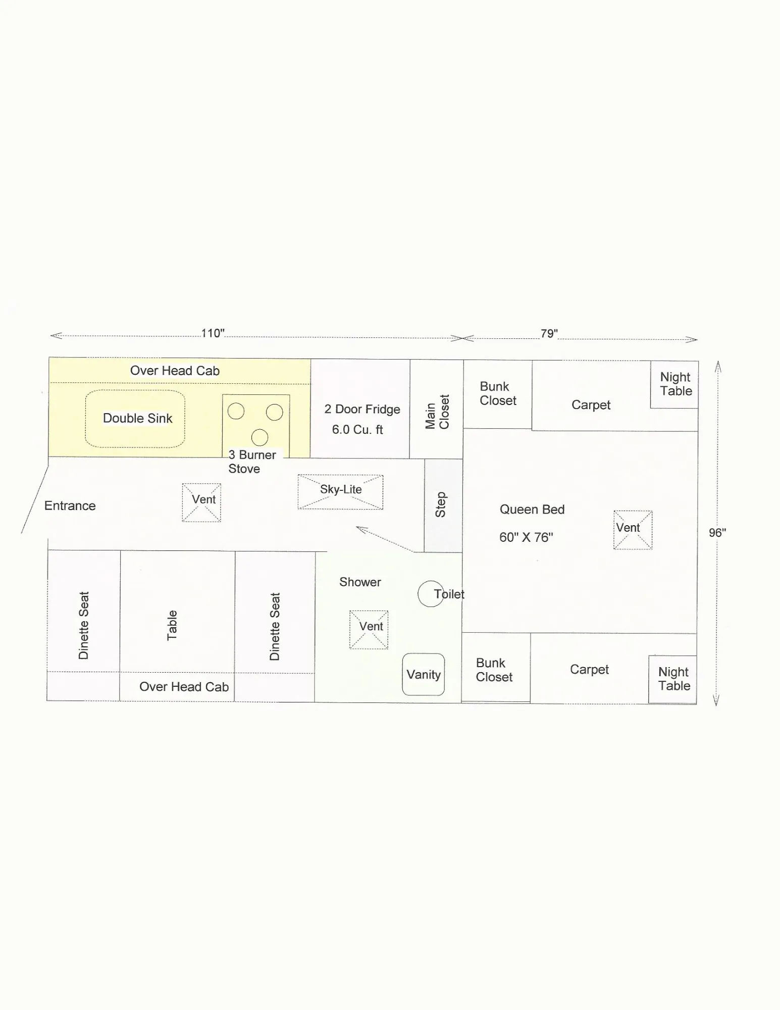 2026 WESTLAND TRAVELAIRE 9.0W — Floor plan