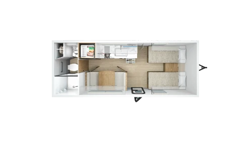 2026 WINNEBAGO MICRO MINNIE 2000FRB — Floor plan