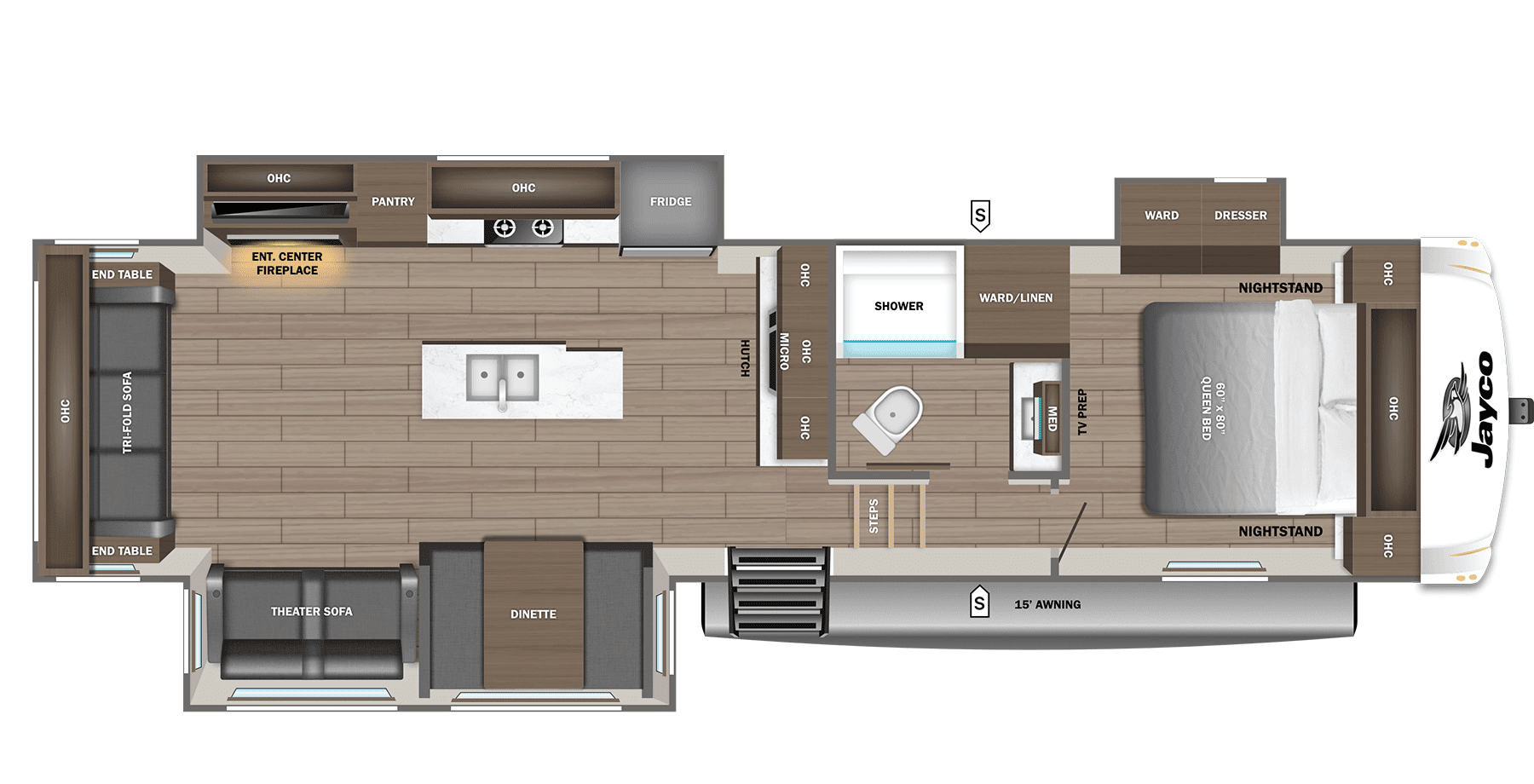 2027 JAYCO EAGLE SLE 30RLT — Floor plan