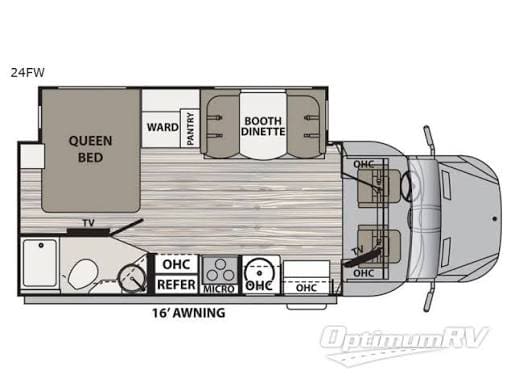 2017 DYNA MAX ISATA 24FWM — Floor plan